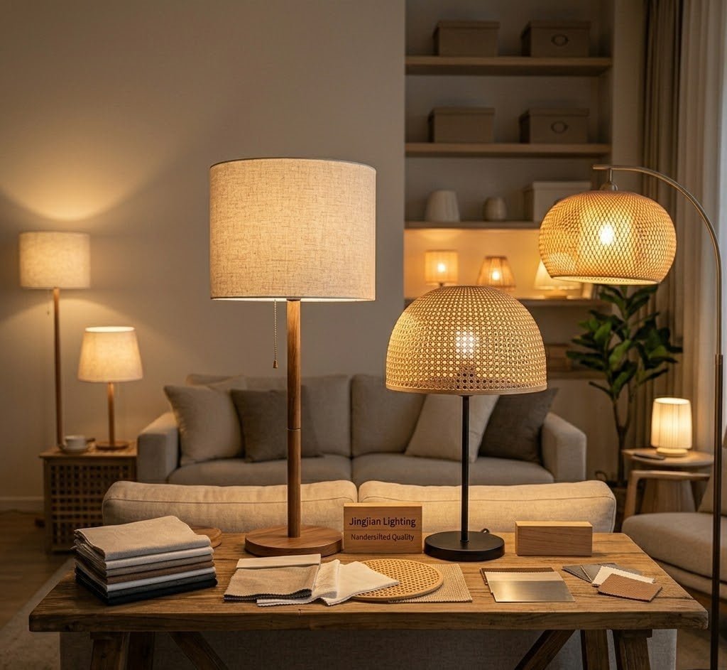 Jingjian Lampshade factory showcase -- premium custom lampshades