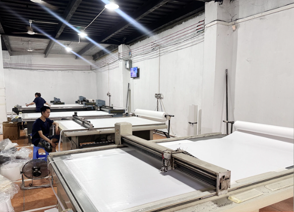 Pleating machine producing precision fabric folds for lampshades