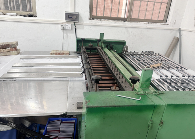 Large-scale industrial equipment on the production floor
